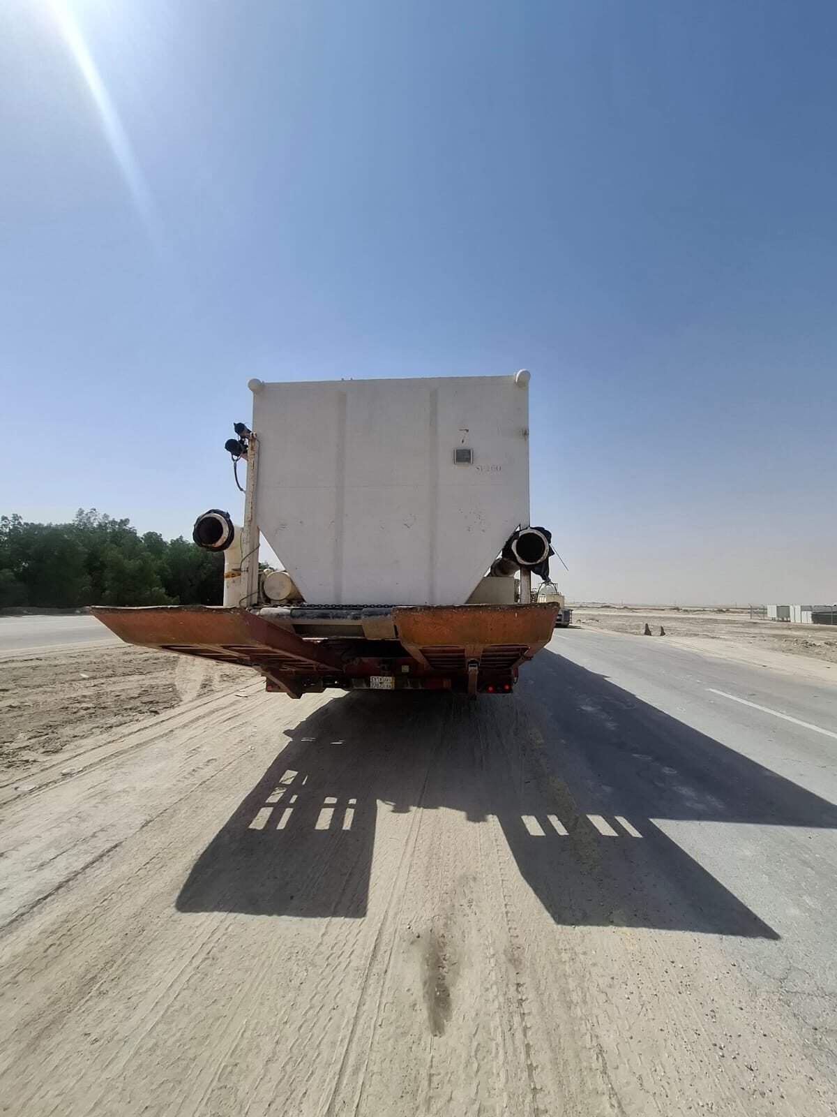 ARTC trailer on the road in GCC transit